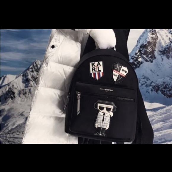 KARL LAGERFELD Men's Long Down Puffer Coat Hooded Apres Ski Jacket Limited Ed *M - Picture 10 of 10